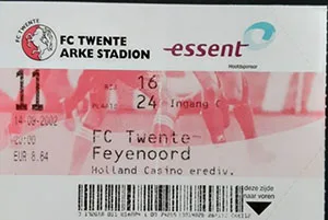 Toegangskaart FC Twente – Feyenoord