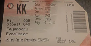 Toegangskaart Feyenoord – Excelsior