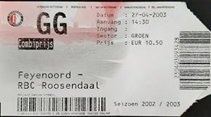 Toegangskaart Feyenoord – RBC