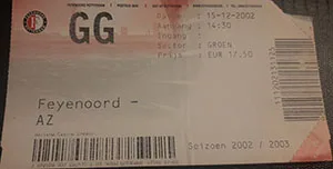 Toegangskaart Feyenoord – AZ
