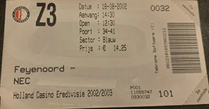Toegangskaart Feyenoord – SC NEC