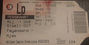 Toegangskaart Feyenoord – AFC Ajax