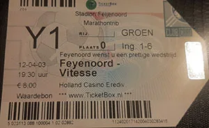 Toegangskaart Feyenoord – Vitesse