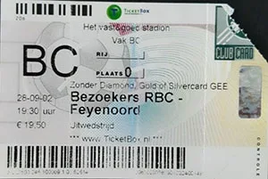 Toegangskaart RBC – Feyenoord