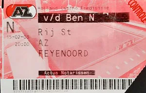 Toegangskaart AZ – Feyenoord