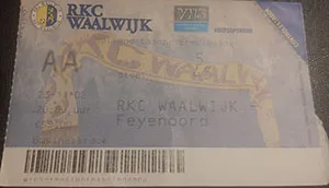 Toegangskaart RKC Waalwijk – Feyenoord