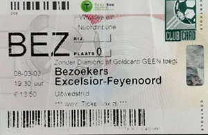 Toegangskaart Excelsior – Feyenoord