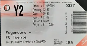Toegangskaart Feyenoord – FC Twente