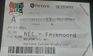 Toegangskaart SC NEC – Feyenoord