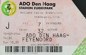 Toegangskaart ADO Den Haag – Feyenoord