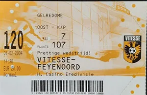 Toegangskaart Vitesse – Feyenoord