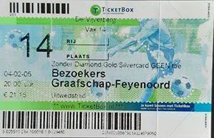 Toegangskaart De Graafschap – Feyenoord