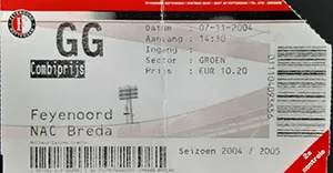 Toegangskaart Feyenoord – NAC Breda