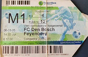 Toegangskaart FC Den Bosch – Feyenoord