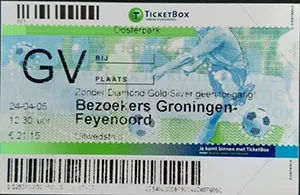 Toegangskaart FC Groningen – Feyenoord