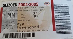 Toegangskaart PSV – Feyenoord