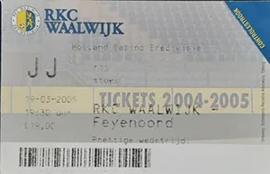 Toegangskaart RKC Waalwijk – Feyenoord