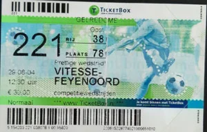 Toegangskaart Vitesse – Feyenoord