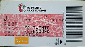 Toegangskaart FC Twente – Feyenoord