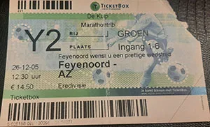 Toegangskaart Feyenoord – AZ