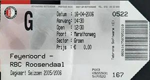 Toegangskaart Feyenoord – RBC