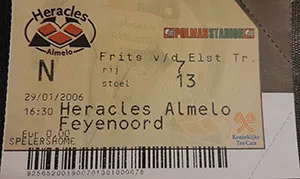 Toegangskaart Heracles Almelo – Feyenoord