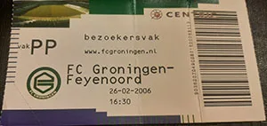 Toegangskaart FC Groningen – Feyenoord
