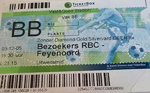 Toegangskaart RBC – Feyenoord