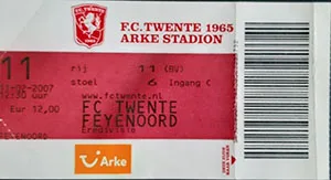 Toegangskaart FC Twente – Feyenoord