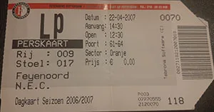 Toegangskaart Feyenoord – SC NEC