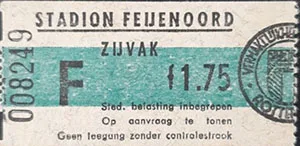 Toegangskaart Feyenoord – MVV