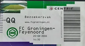 Toegangskaart FC Groningen – Feyenoord