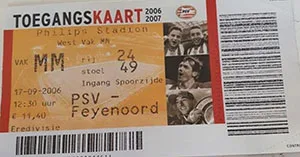 Toegangskaart PSV – Feyenoord