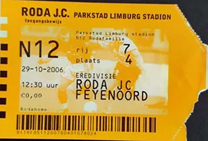 Toegangskaart Roda JC – Feyenoord