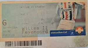 Toegangskaart Willem II – Feyenoord