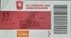 Toegangskaart FC Twente – Feyenoord