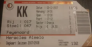 Toegangskaart Feyenoord – Heracles Almelo