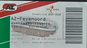 Toegangskaart AZ – Feyenoord