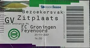 Toegangskaart FC Groningen – Feyenoord