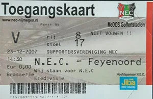Toegangskaart SC NEC – Feyenoord