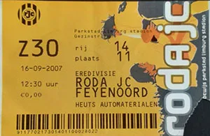 Toegangskaart Roda JC – Feyenoord