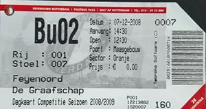 Toegangskaart Feyenoord – De Graafschap