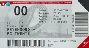 Toegangskaart Feyenoord – FC Twente