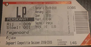 Toegangskaart Feyenoord – AFC Ajax