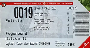 Toegangskaart Feyenoord – Willem II