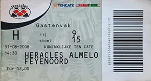 Toegangskaart Heracles Almelo – Feyenoord