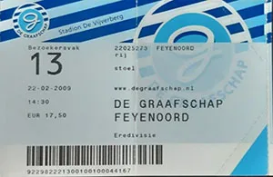Toegangskaart De Graafschap – Feyenoord