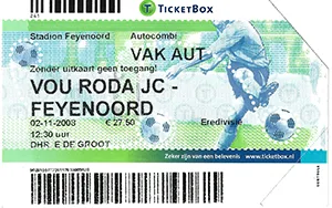Toegangskaart Roda JC – Feyenoord