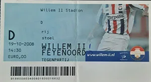 Toegangskaart Willem II – Feyenoord