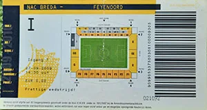 Toegangskaart NAC Breda – Feyenoord